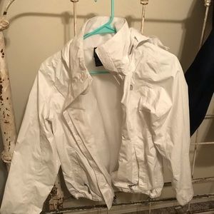 Women’s white north face rain/ windbreaker